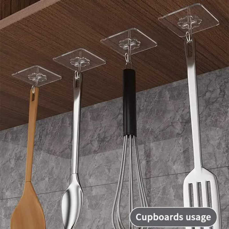 20 Pieces Adhesive Single Wall Hook
